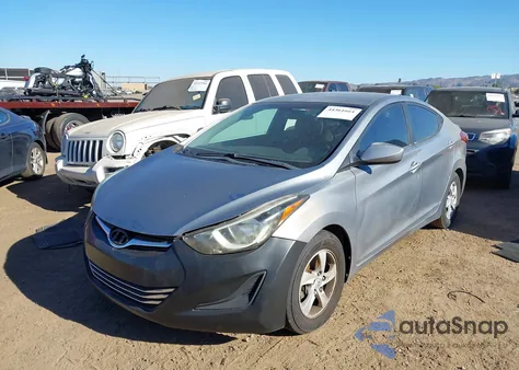 2014 Hyundai Elantra Se z USA, uszkodzony, nr VIN KMHDH4AE1EU153686